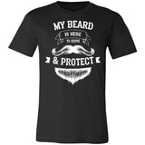 My Beard Is Here To Serve & Protect Premium T-shirt