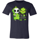 The Grinch Skelington and Grinch Face Swap Premium T-shirt