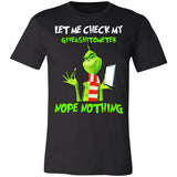 The Grinch Let Me Check My GiveAShitOMeter Nope Nothing Premium T-shirt