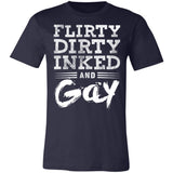 Pride Flirtty Dirty Inked And Gay Premium T-shirt