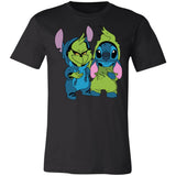 The Grinch Stich and Grinch Face Swap Premium T-shirt
