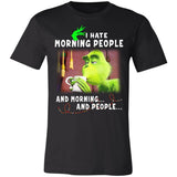 The Grinch I Hate Morning People And Morning And People Premium T-shirt