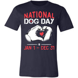 National dog day Jan 1 Dec 31 Premium T-shirt