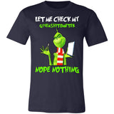 The Grinch Let Me Check My GiveAShitOMeter Nope Nothing Premium T-shirt