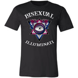 Pride Bisexual Pride Flag Illuminati Icon Premium T-shirt
