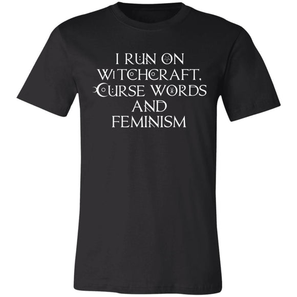 I Run  On Witchcraft, Curse Words And Feminism Premium T-shirt