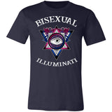 Pride Bisexual Pride Flag Illuminati Icon Premium T-shirt