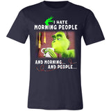The Grinch I Hate Morning People And Morning And People Premium T-shirt