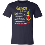The Grinch To Do List Make Cookies Attend Christmas Party Wish Everyone A Merry Christmas Dress Up Like Santa Ignore Numbers 1-3 Steal Christmas Premium T-shirt