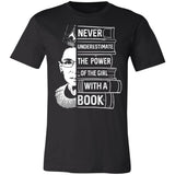 Never Underestimate The Power Of The Girl With A Book Premium T-shirt