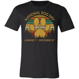 National dog day Jan 1 Dec 31 (2) Premium T-shirt