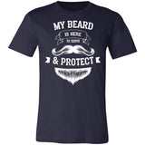 My Beard Is Here To Serve & Protect Premium T-shirt