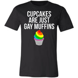Pride Cupcakes Are Just Gay Rainbow Muffins Premium T-shirt