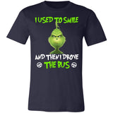 The Grinch I Used To Smile And Then I Drove The Bus Premium T-shirt