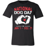 National dog day Jan 1 Dec 31 Premium T-shirt