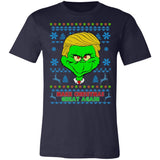 The Grinch Make Christmas Great Again Donald Trump Hair Premium T-shirt